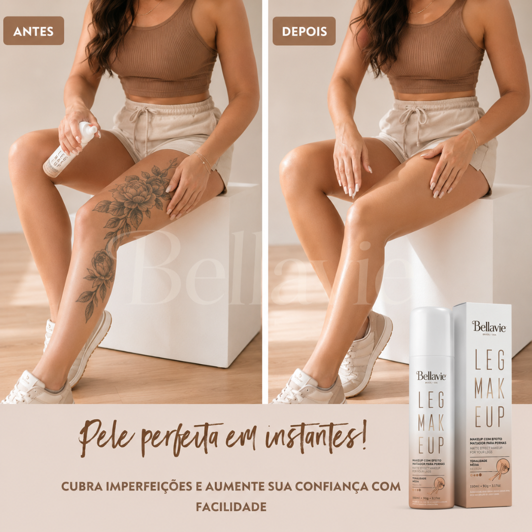 Leg Makeup -  PELE PERFEITA EM SEGUNDOS